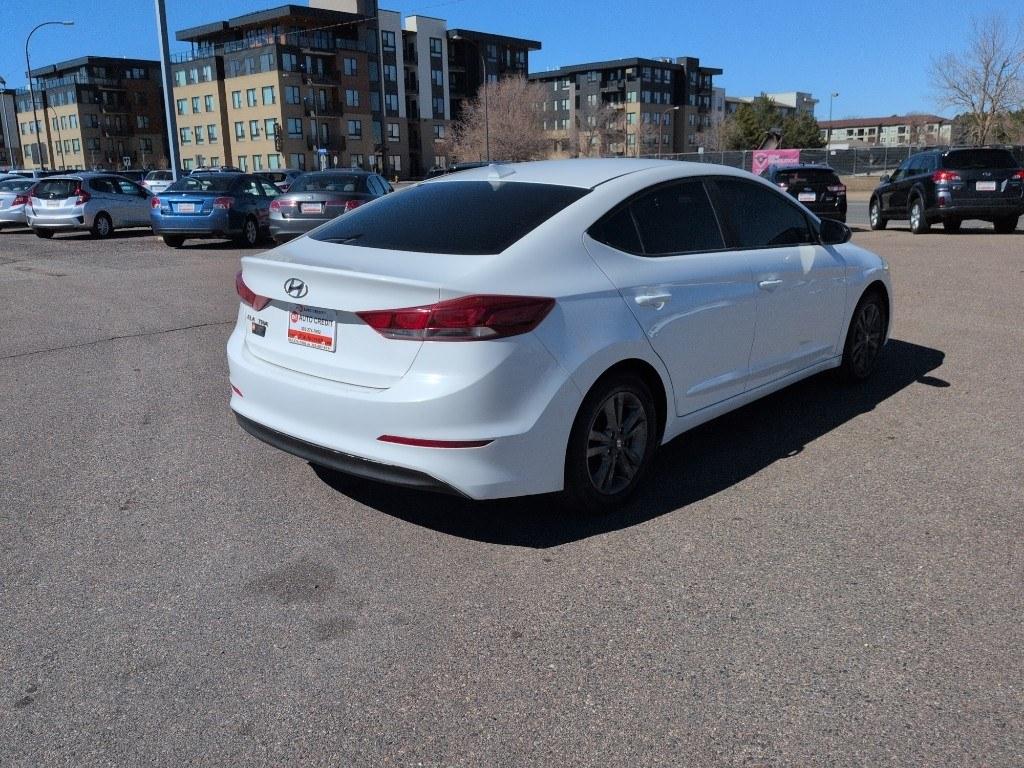 2017 WHITE Hyundai Elantra LIMITED (5NPD84LF7HH) with an 4 Cyl, 2.0L engine, Automatic transmission, located at 10890 W. Colfax Ave., Lakewood, CO, 80215, (303) 274-7692, 39.739914, -105.120132 - Photo#4