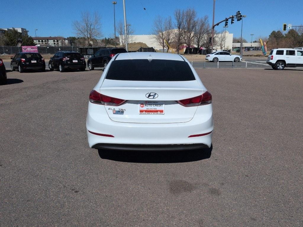 2017 WHITE Hyundai Elantra LIMITED (5NPD84LF7HH) with an 4 Cyl, 2.0L engine, Automatic transmission, located at 10890 W. Colfax Ave., Lakewood, CO, 80215, (303) 274-7692, 39.739914, -105.120132 - Photo#5