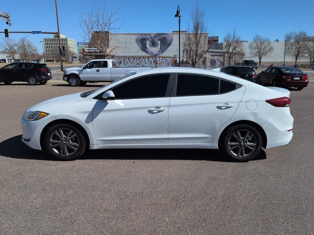 2017 WHITE Hyundai Elantra LIMITED (5NPD84LF7HH) with an 4 Cyl, 2.0L engine, Automatic transmission, located at 10890 W. Colfax Ave., Lakewood, CO, 80215, (303) 274-7692, 39.739914, -105.120132 - Photo#7