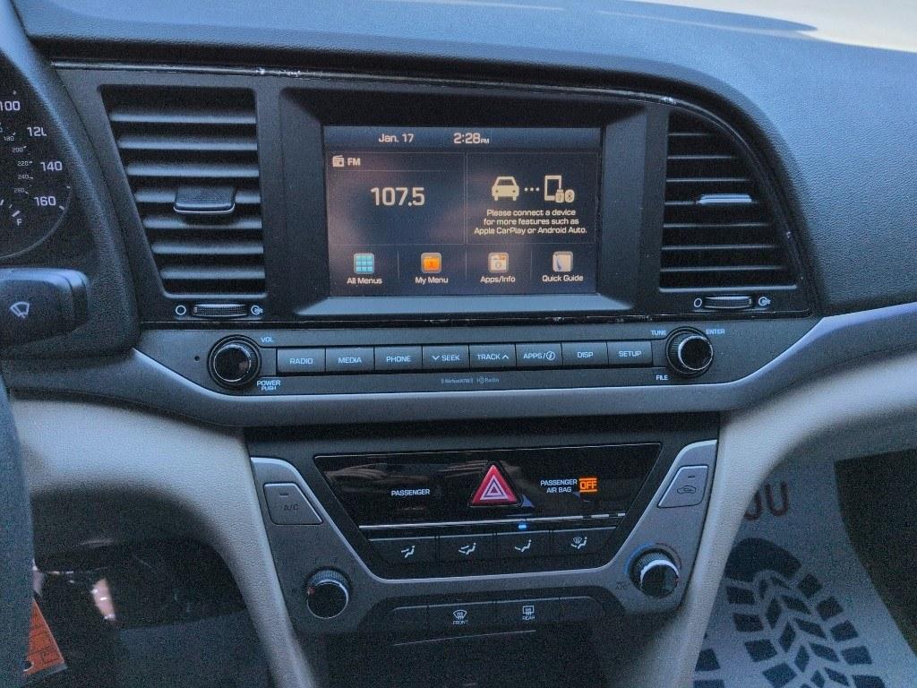 2017 WHITE Hyundai Elantra LIMITED (5NPD84LF7HH) with an 4 Cyl, 2.0L engine, Automatic transmission, located at 10890 W. Colfax Ave., Lakewood, CO, 80215, (303) 274-7692, 39.739914, -105.120132 - Photo#12