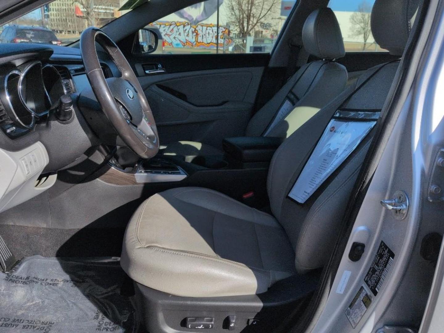 2013 SILVER Kia Optima EX (5XXGN4A79DG) with an 4 Cyl, 2.4L engine, Automatic transmission, located at 10890 W. Colfax Ave., Lakewood, CO, 80215, (303) 274-7692, 39.739914, -105.120132 - Photo#10