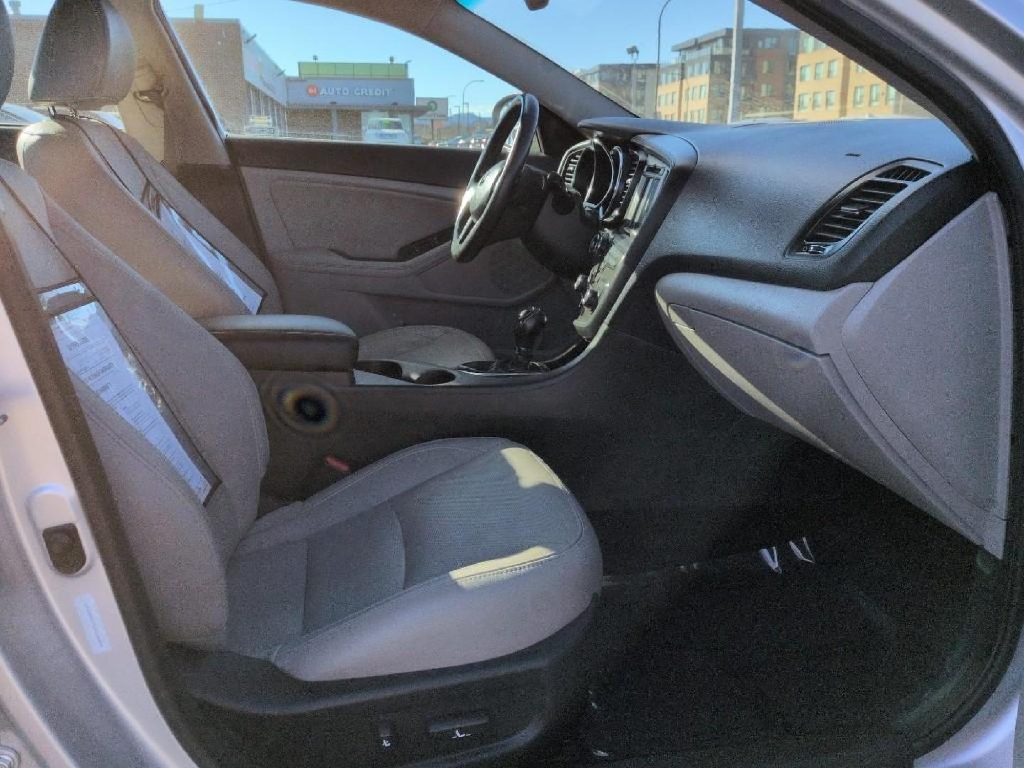 2013 SILVER Kia Optima EX (5XXGN4A79DG) with an 4 Cyl, 2.4L engine, Automatic transmission, located at 10890 W. Colfax Ave., Lakewood, CO, 80215, (303) 274-7692, 39.739914, -105.120132 - Photo#20