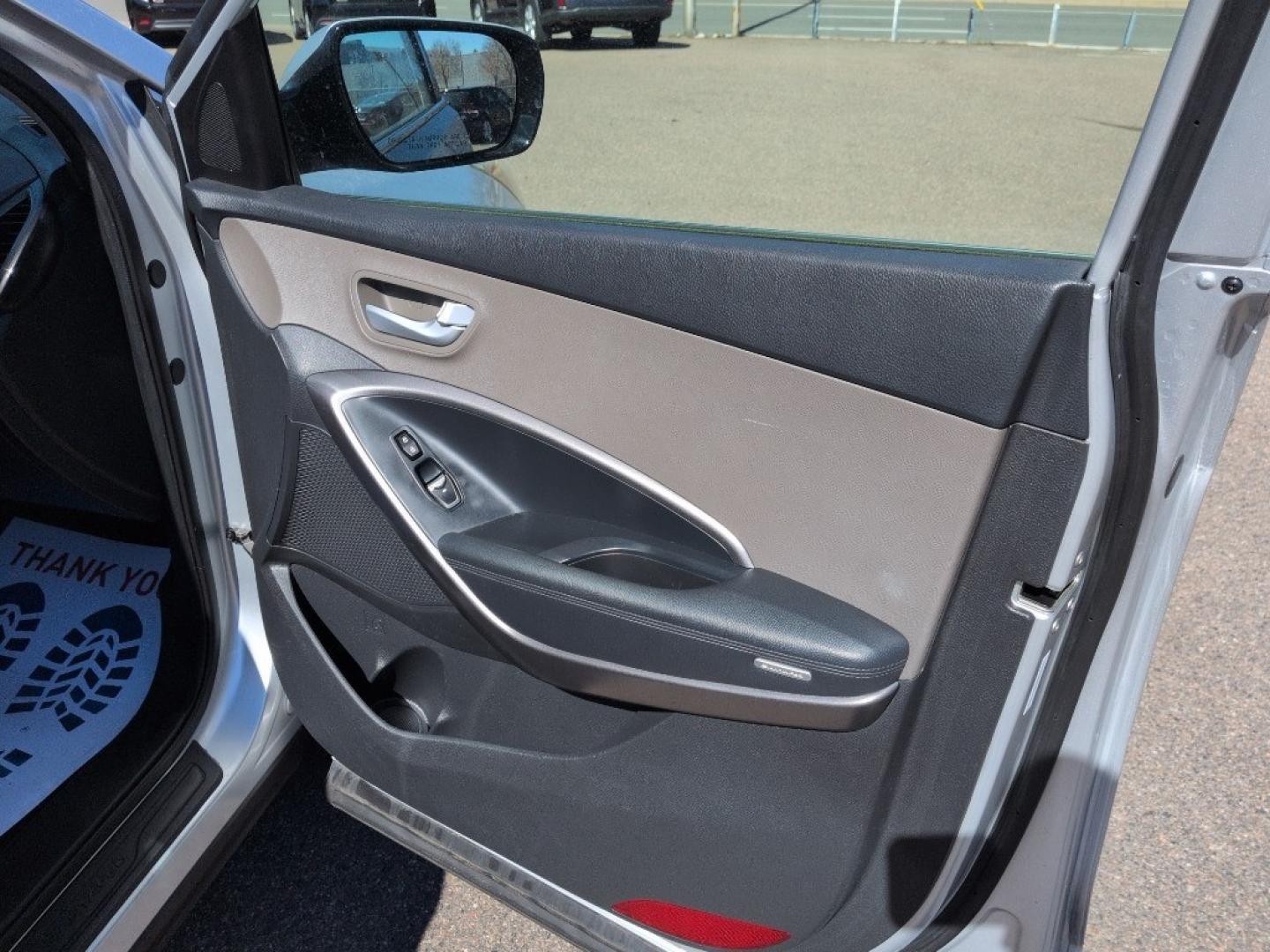 2014 SILVER Hyundai Santa Fe Sport Base (5XYZTDLB9EG) with an 4 Cyl, 2.4L engine, Automatic transmission, located at 10890 W. Colfax Ave., Lakewood, CO, 80215, (303) 274-7692, 39.739914, -105.120132 - Photo#16