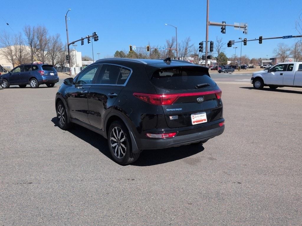 2017 BLACK Kia Sportage EX (KNDPNCAC8H7) with an 4 Cyl, 2.4L engine, Automatic transmission, located at 10890 W. Colfax Ave., Lakewood, CO, 80215, (303) 274-7692, 39.739914, -105.120132 - Photo#6