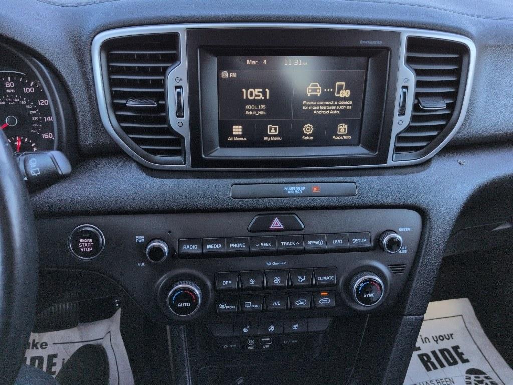 2017 BLACK Kia Sportage EX (KNDPNCAC8H7) with an 4 Cyl, 2.4L engine, Automatic transmission, located at 10890 W. Colfax Ave., Lakewood, CO, 80215, (303) 274-7692, 39.739914, -105.120132 - Photo#12