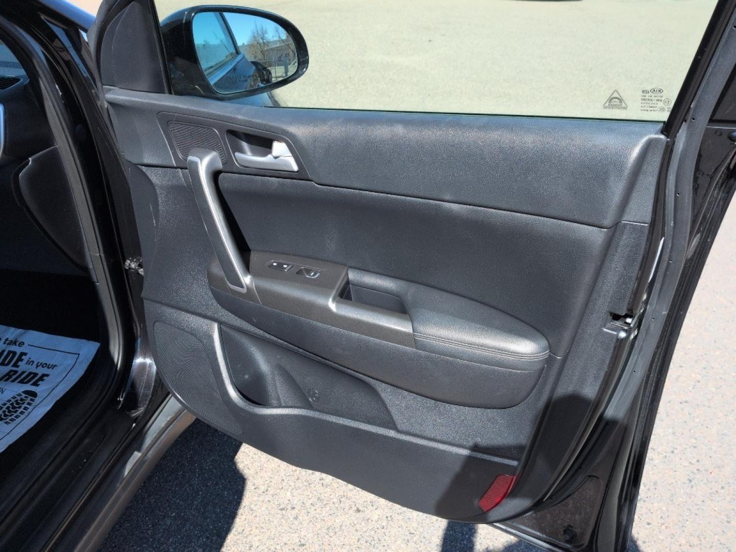 2017 BLACK Kia Sportage EX (KNDPNCAC8H7) with an 4 Cyl, 2.4L engine, Automatic transmission, located at 10890 W. Colfax Ave., Lakewood, CO, 80215, (303) 274-7692, 39.739914, -105.120132 - Photo#18