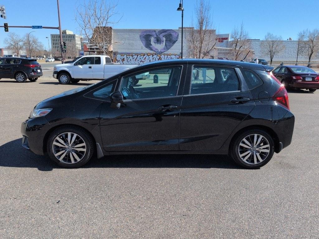 2015 BLACK Honda Fit EX-L (3HGGK5H83FM) with an 4 Cyl, 1.5L engine, Automatic transmission, located at 10890 W. Colfax Ave., Lakewood, CO, 80215, (303) 274-7692, 39.739914, -105.120132 - Photo#7