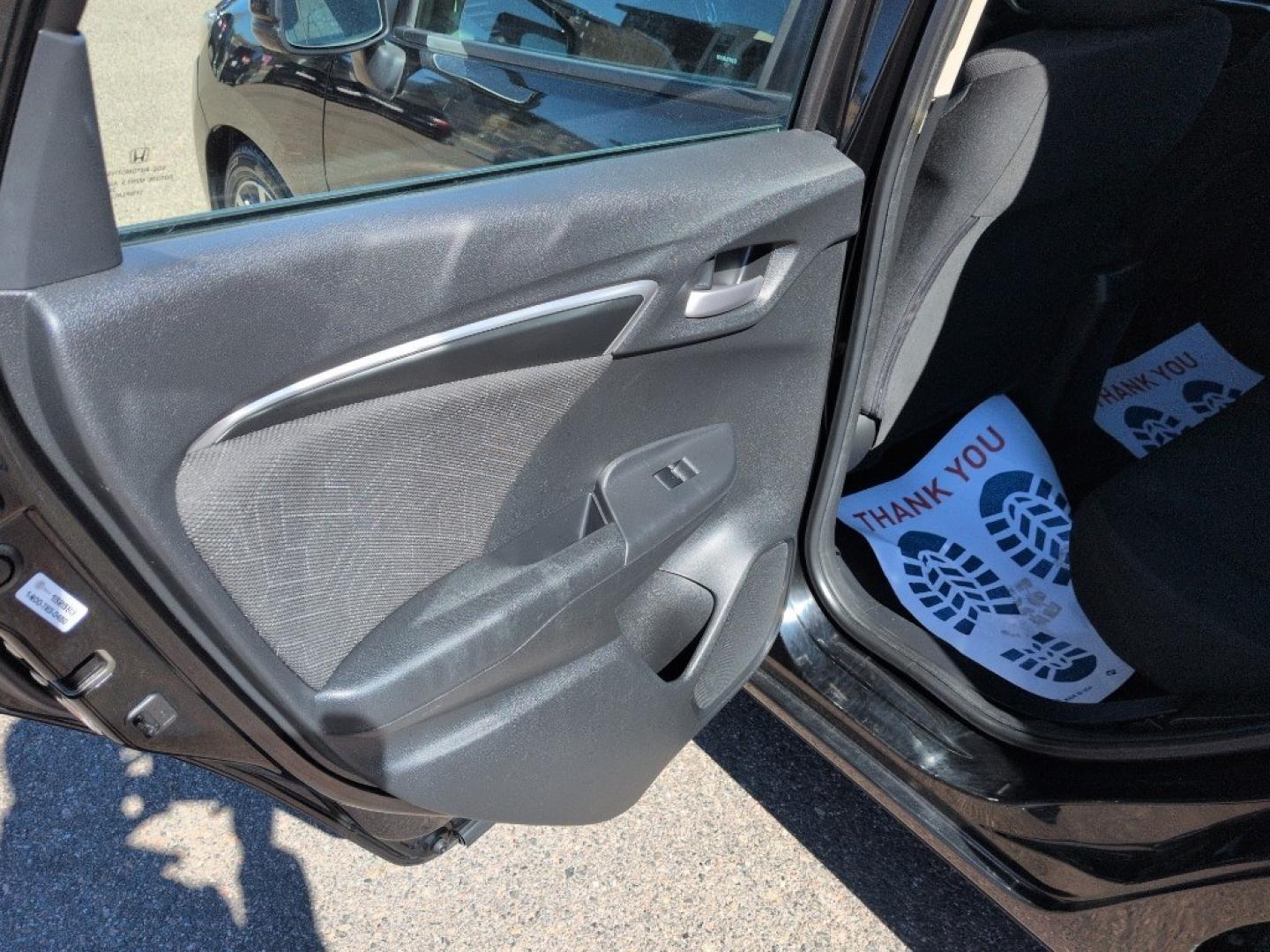 2015 BLACK Honda Fit EX-L (3HGGK5H83FM) with an 4 Cyl, 1.5L engine, Automatic transmission, located at 10890 W. Colfax Ave., Lakewood, CO, 80215, (303) 274-7692, 39.739914, -105.120132 - Photo#16