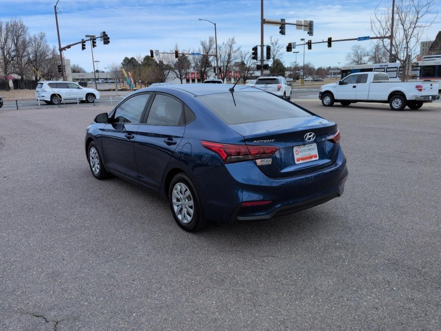 2019 BLUE Hyundai Accent SE 4-DOOR 6A (3KPC24A35KE) with an 4 Cyl, 1.6L engine, Automatic transmission, located at 10890 W. Colfax Ave., Lakewood, CO, 80215, (303) 274-7692, 39.739914, -105.120132 - Photo#6