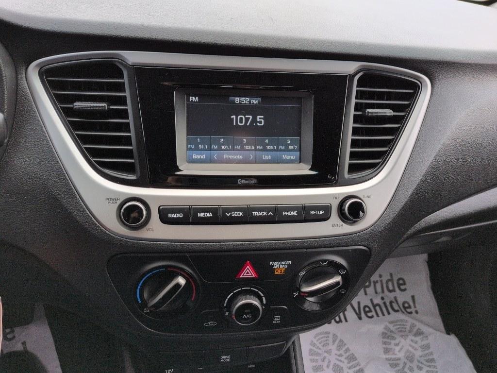 2019 BLUE Hyundai Accent SE 4-DOOR 6A (3KPC24A35KE) with an 4 Cyl, 1.6L engine, Automatic transmission, located at 10890 W. Colfax Ave., Lakewood, CO, 80215, (303) 274-7692, 39.739914, -105.120132 - Photo#12