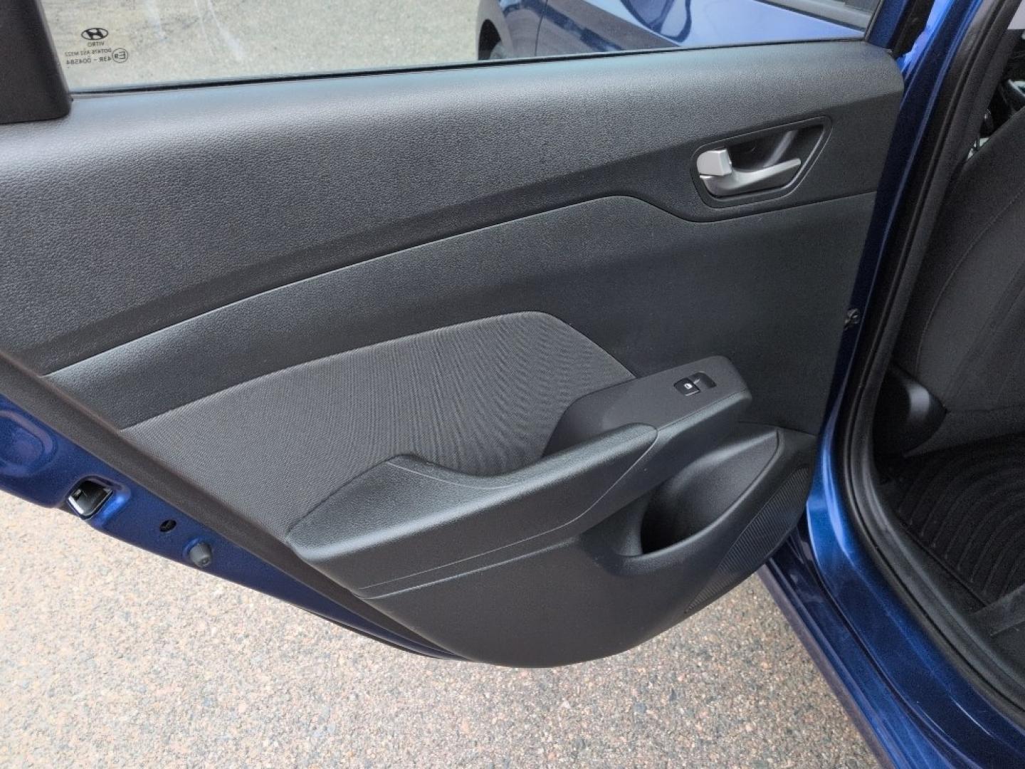 2019 BLUE Hyundai Accent SE 4-DOOR 6A (3KPC24A35KE) with an 4 Cyl, 1.6L engine, Automatic transmission, located at 10890 W. Colfax Ave., Lakewood, CO, 80215, (303) 274-7692, 39.739914, -105.120132 - Photo#14