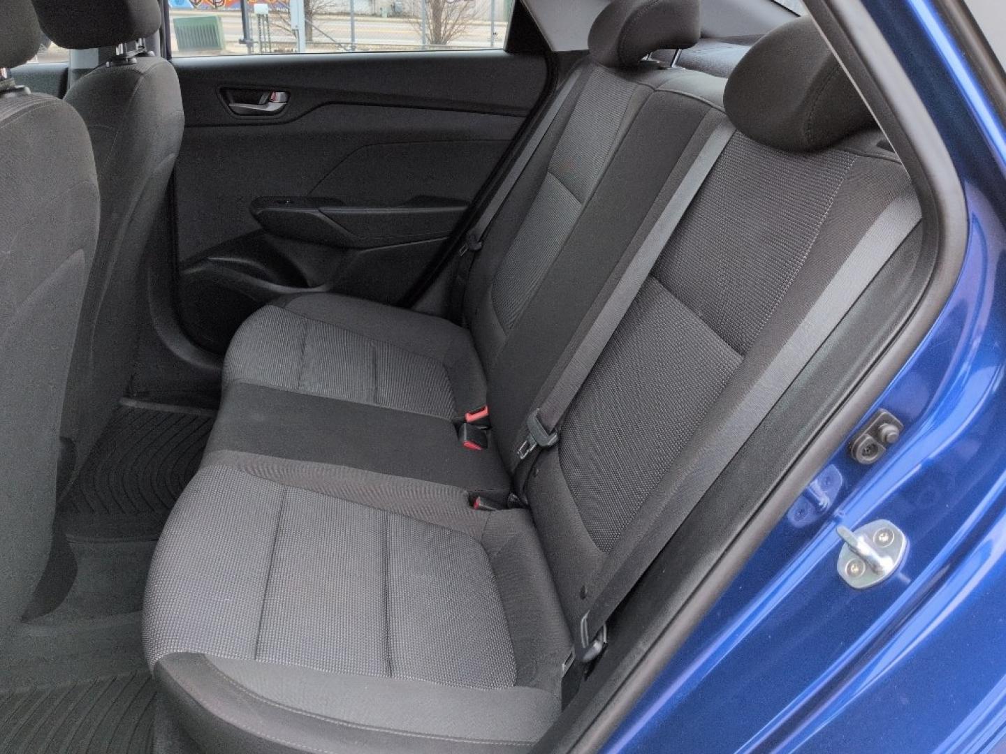 2019 BLUE Hyundai Accent SE 4-DOOR 6A (3KPC24A35KE) with an 4 Cyl, 1.6L engine, Automatic transmission, located at 10890 W. Colfax Ave., Lakewood, CO, 80215, (303) 274-7692, 39.739914, -105.120132 - Photo#15