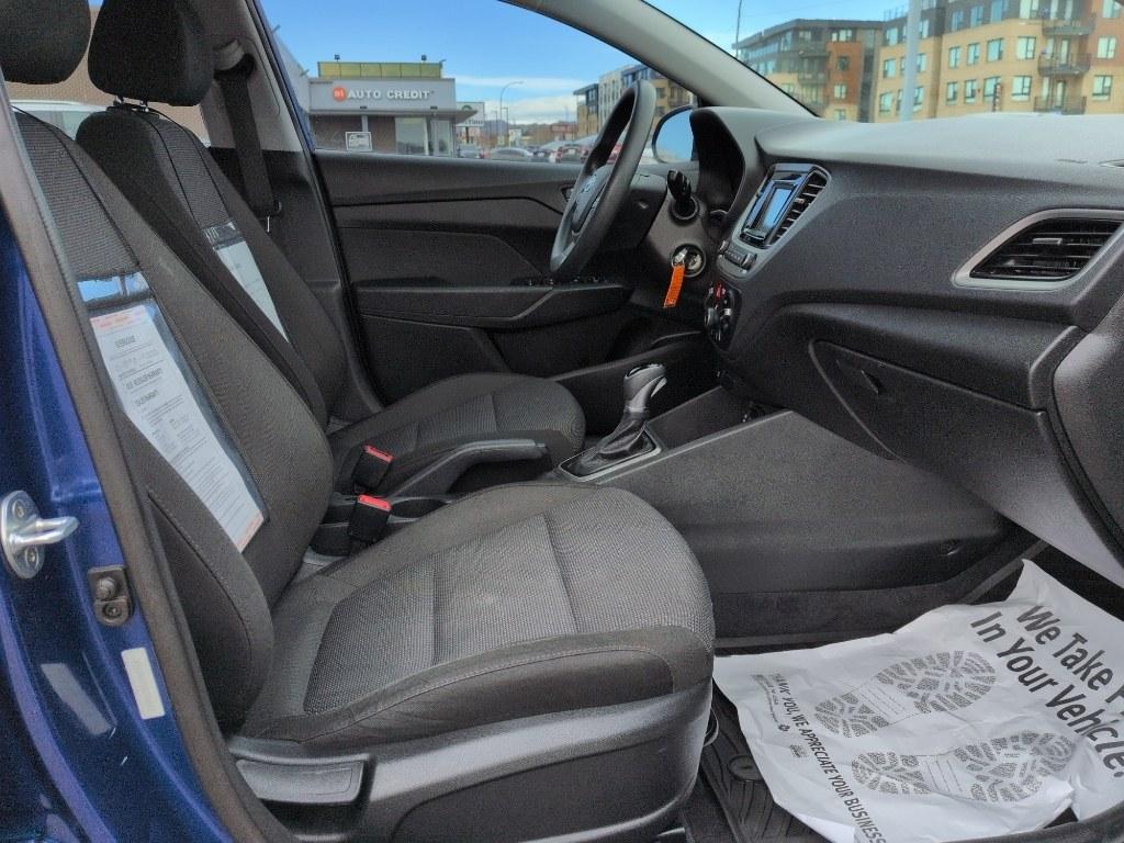 2019 BLUE Hyundai Accent SE 4-DOOR 6A (3KPC24A35KE) with an 4 Cyl, 1.6L engine, Automatic transmission, located at 10890 W. Colfax Ave., Lakewood, CO, 80215, (303) 274-7692, 39.739914, -105.120132 - Photo#19