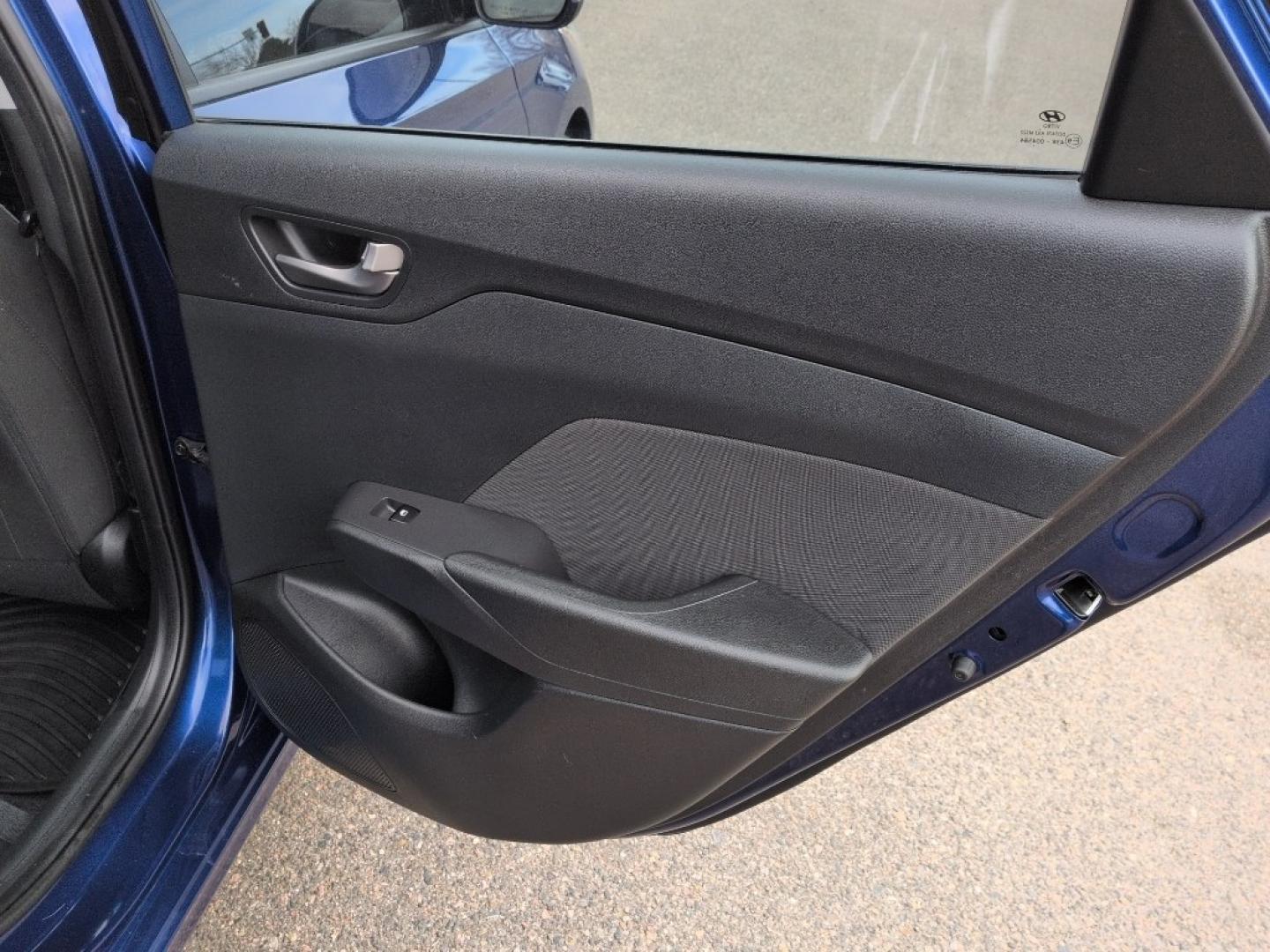 2019 BLUE Hyundai Accent SE 4-DOOR 6A (3KPC24A35KE) with an 4 Cyl, 1.6L engine, Automatic transmission, located at 10890 W. Colfax Ave., Lakewood, CO, 80215, (303) 274-7692, 39.739914, -105.120132 - Photo#20