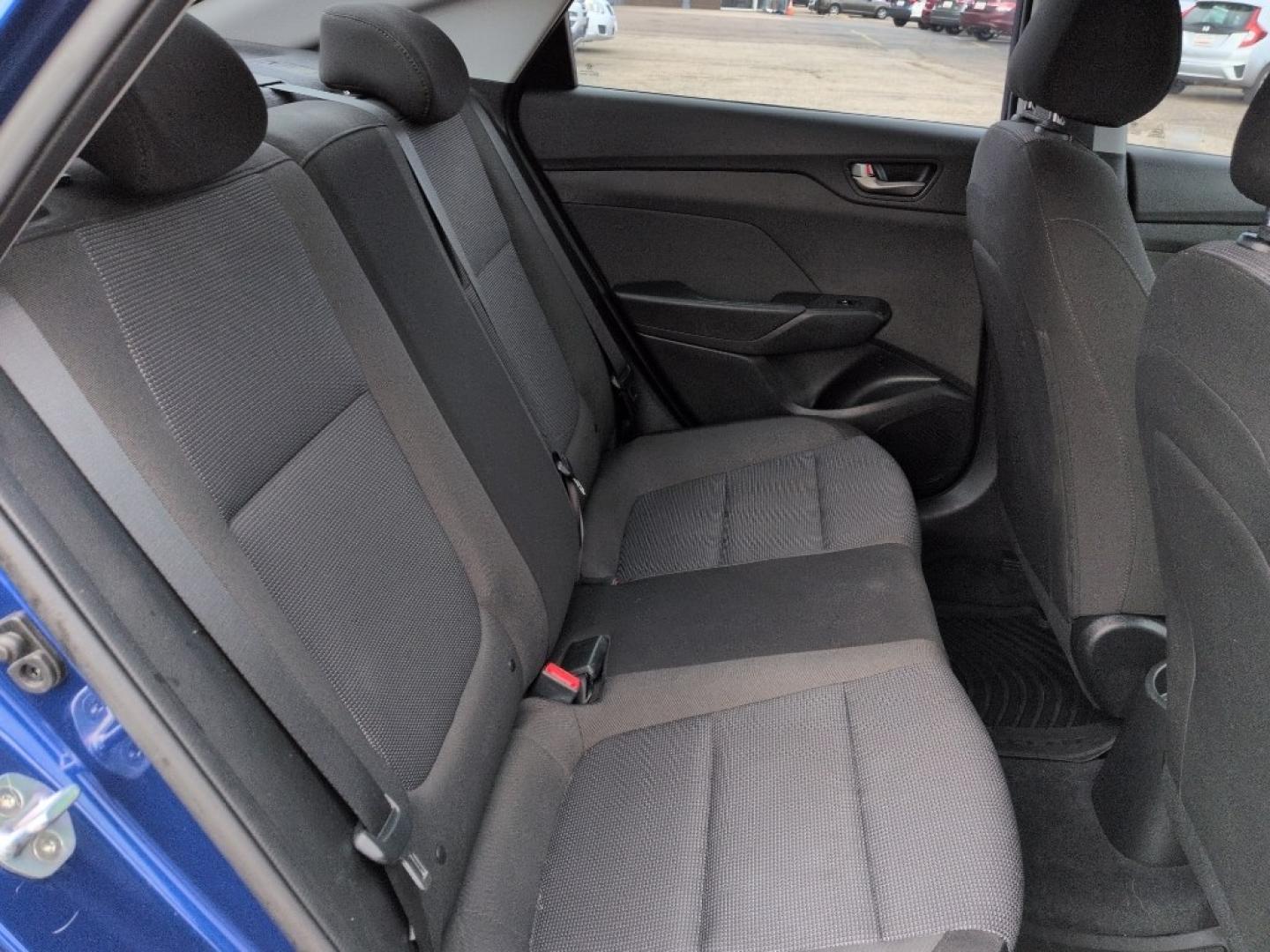 2019 BLUE Hyundai Accent SE 4-DOOR 6A (3KPC24A35KE) with an 4 Cyl, 1.6L engine, Automatic transmission, located at 10890 W. Colfax Ave., Lakewood, CO, 80215, (303) 274-7692, 39.739914, -105.120132 - Photo#21