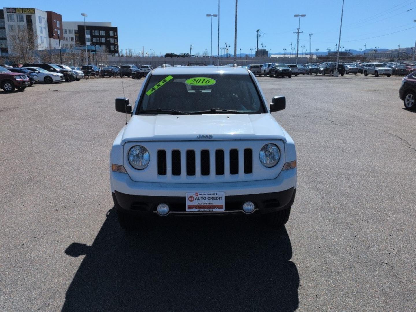 2016 WHITE Jeep Patriot Latitude (1C4NJRFBXGD) with an 4 Cyl, 2.4L engine, Automatic transmission, located at 10890 W. Colfax Ave., Lakewood, CO, 80215, (303) 274-7692, 39.739914, -105.120132 - Photo#1
