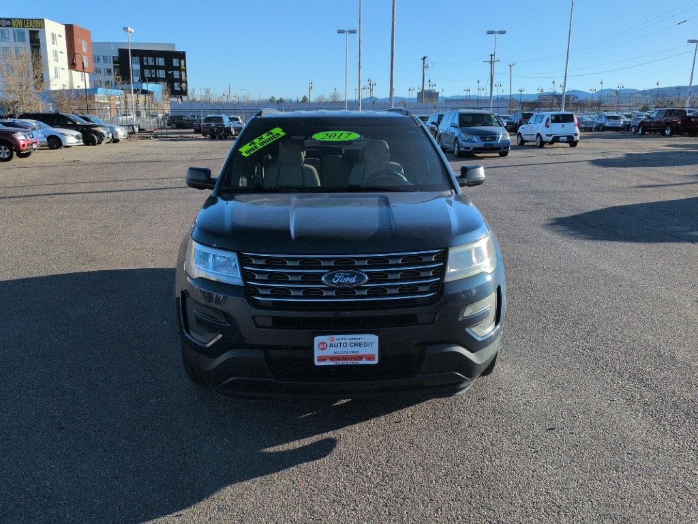 2017 BLUE Ford Explorer Base (1FM5K8B80HG) with an V6, 3.5L engine, Automatic transmission, located at 10890 W. Colfax Ave., Lakewood, CO, 80215, (303) 274-7692, 39.739914, -105.120132 - Photo#1