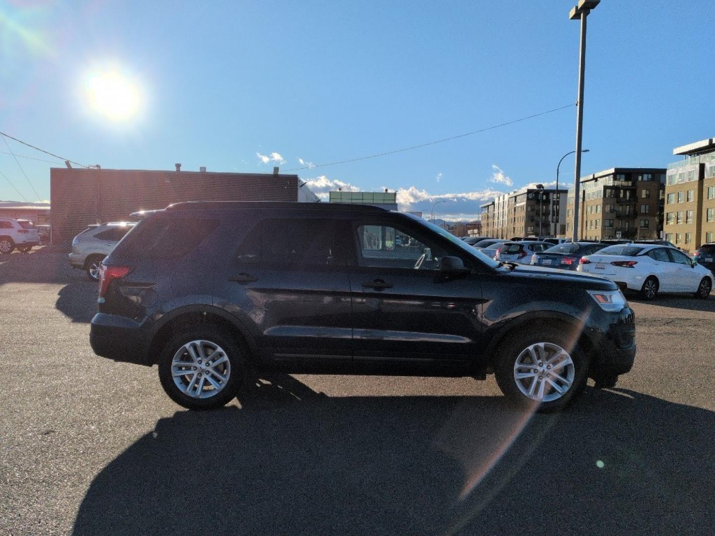 2017 BLUE Ford Explorer Base (1FM5K8B80HG) with an V6, 3.5L engine, Automatic transmission, located at 10890 W. Colfax Ave., Lakewood, CO, 80215, (303) 274-7692, 39.739914, -105.120132 - Photo#3