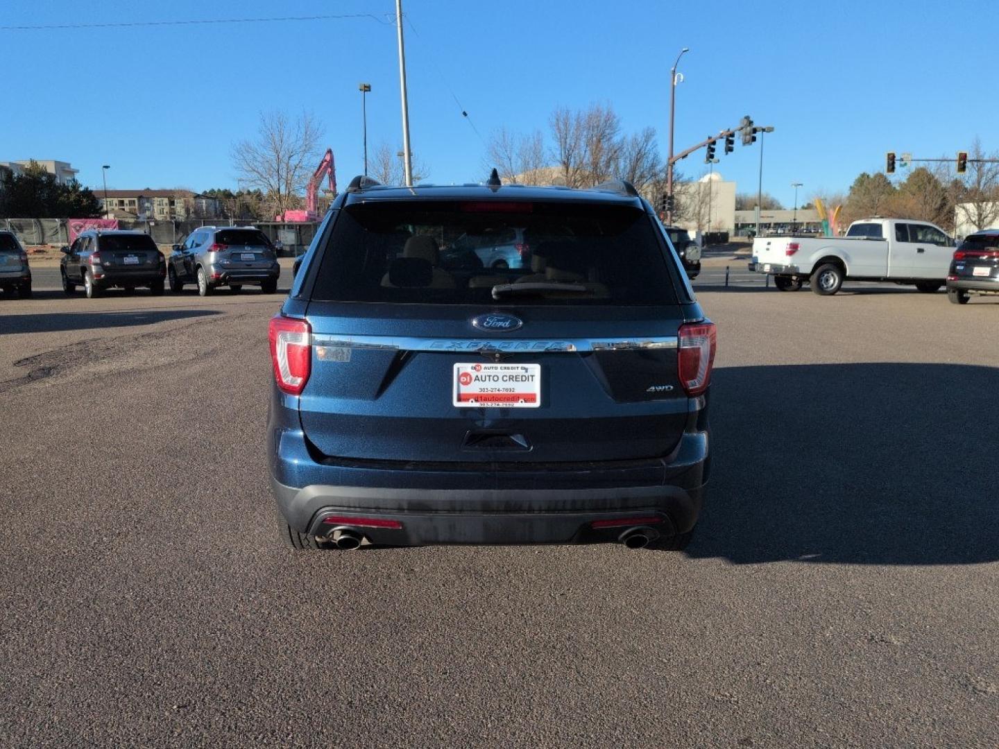 2017 BLUE Ford Explorer Base (1FM5K8B80HG) with an V6, 3.5L engine, Automatic transmission, located at 10890 W. Colfax Ave., Lakewood, CO, 80215, (303) 274-7692, 39.739914, -105.120132 - Photo#5