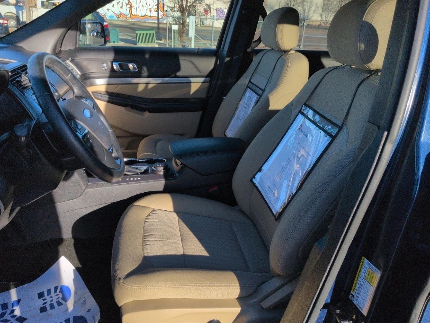 2017 BLUE Ford Explorer Base (1FM5K8B80HG) with an V6, 3.5L engine, Automatic transmission, located at 10890 W. Colfax Ave., Lakewood, CO, 80215, (303) 274-7692, 39.739914, -105.120132 - Photo#9