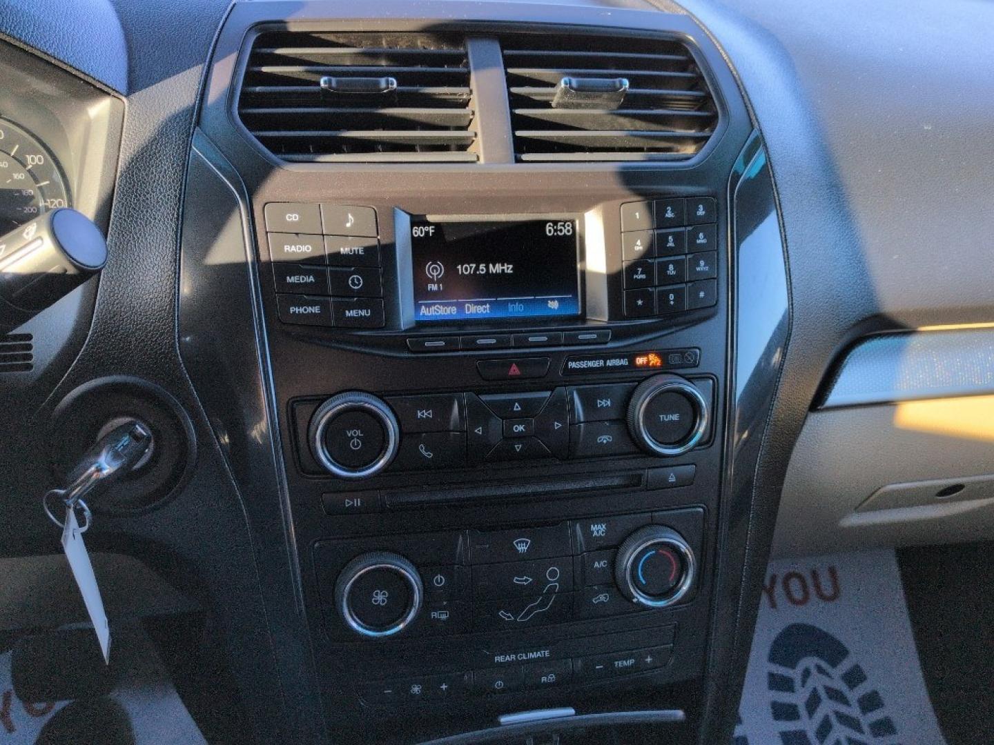 2017 BLUE Ford Explorer Base (1FM5K8B80HG) with an V6, 3.5L engine, Automatic transmission, located at 10890 W. Colfax Ave., Lakewood, CO, 80215, (303) 274-7692, 39.739914, -105.120132 - Photo#12