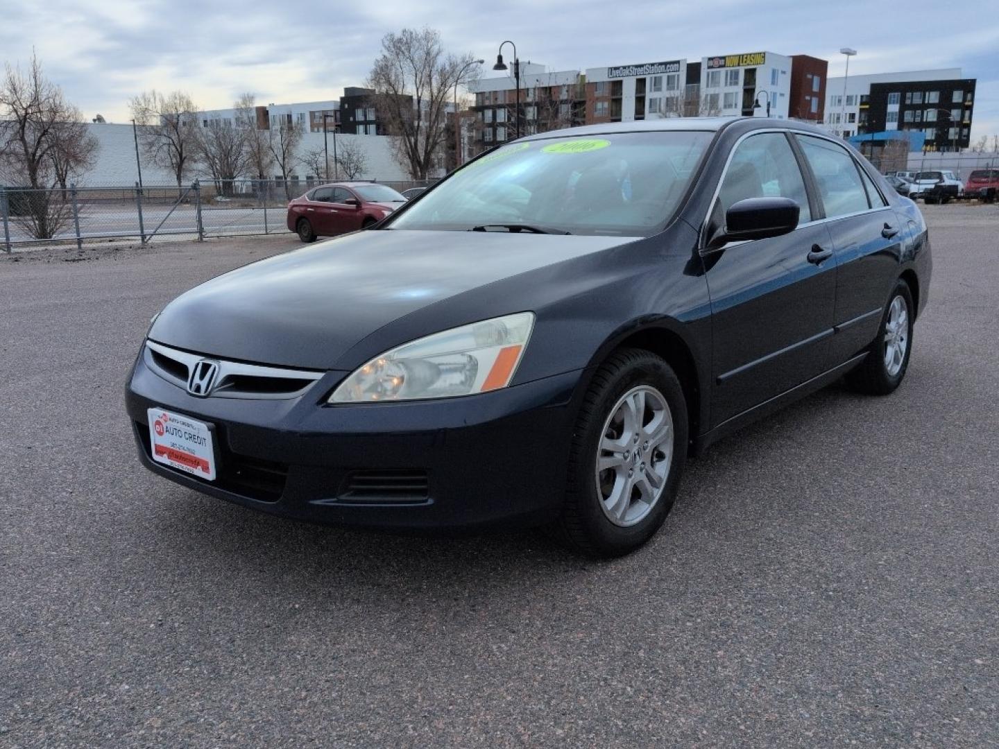 2006 BLUE Honda Accord EX (1HGCM56746A) with an 4 Cyl, 2.4L engine, Automatic transmission, located at 10890 W. Colfax Ave., Lakewood, CO, 80215, (303) 274-7692, 39.739914, -105.120132 - Photo#0