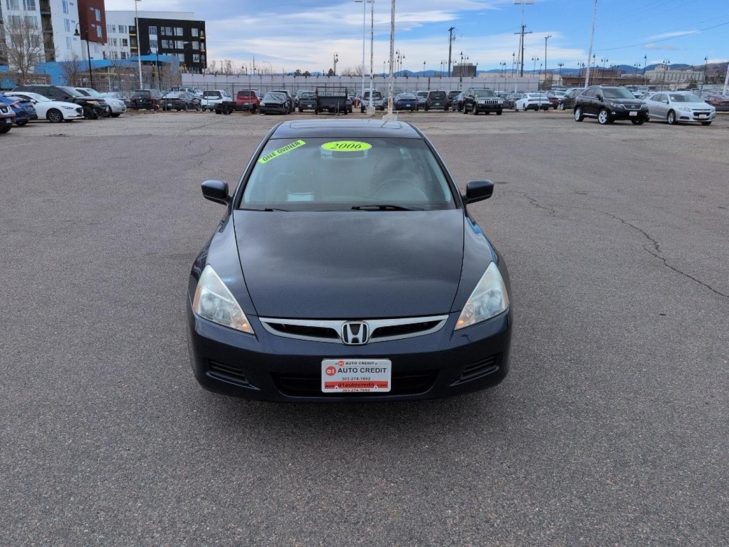 2006 BLUE Honda Accord EX (1HGCM56746A) with an 4 Cyl, 2.4L engine, Automatic transmission, located at 10890 W. Colfax Ave., Lakewood, CO, 80215, (303) 274-7692, 39.739914, -105.120132 - Photo#1