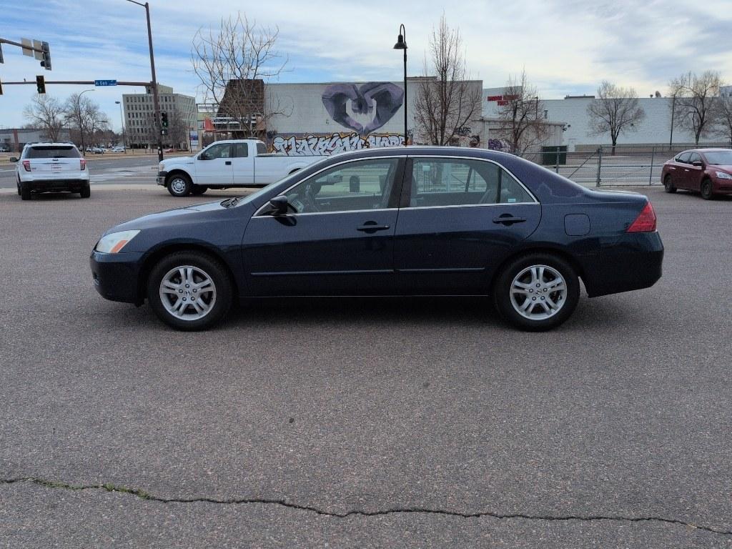 2006 BLUE /ACTUAL Honda Accord EX (1HGCM56746A) with an 4 Cyl, 2.4L engine, Automatic transmission, located at 10890 W. Colfax Ave., Lakewood, CO, 80215, (303) 274-7692, 39.739914, -105.120132 - Photo#7
