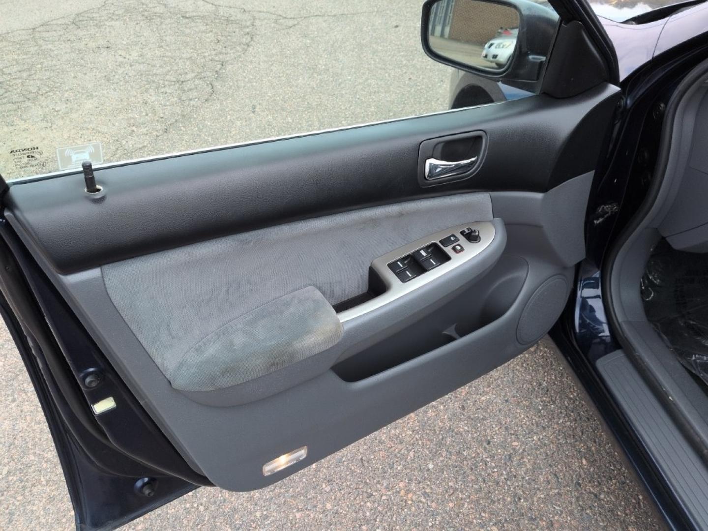 2006 BLUE Honda Accord EX (1HGCM56746A) with an 4 Cyl, 2.4L engine, Automatic transmission, located at 10890 W. Colfax Ave., Lakewood, CO, 80215, (303) 274-7692, 39.739914, -105.120132 - Photo#8