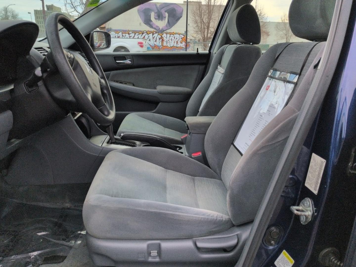 2006 BLUE Honda Accord EX (1HGCM56746A) with an 4 Cyl, 2.4L engine, Automatic transmission, located at 10890 W. Colfax Ave., Lakewood, CO, 80215, (303) 274-7692, 39.739914, -105.120132 - Photo#9