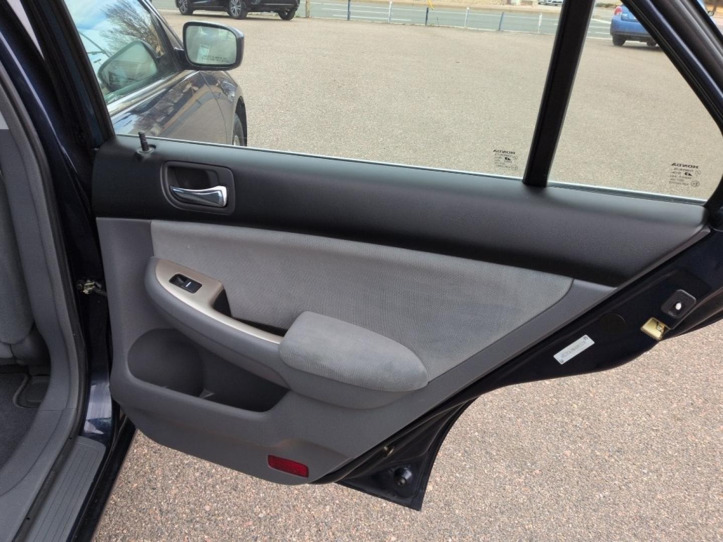 2006 BLUE Honda Accord EX (1HGCM56746A) with an 4 Cyl, 2.4L engine, Automatic transmission, located at 10890 W. Colfax Ave., Lakewood, CO, 80215, (303) 274-7692, 39.739914, -105.120132 - Photo#20