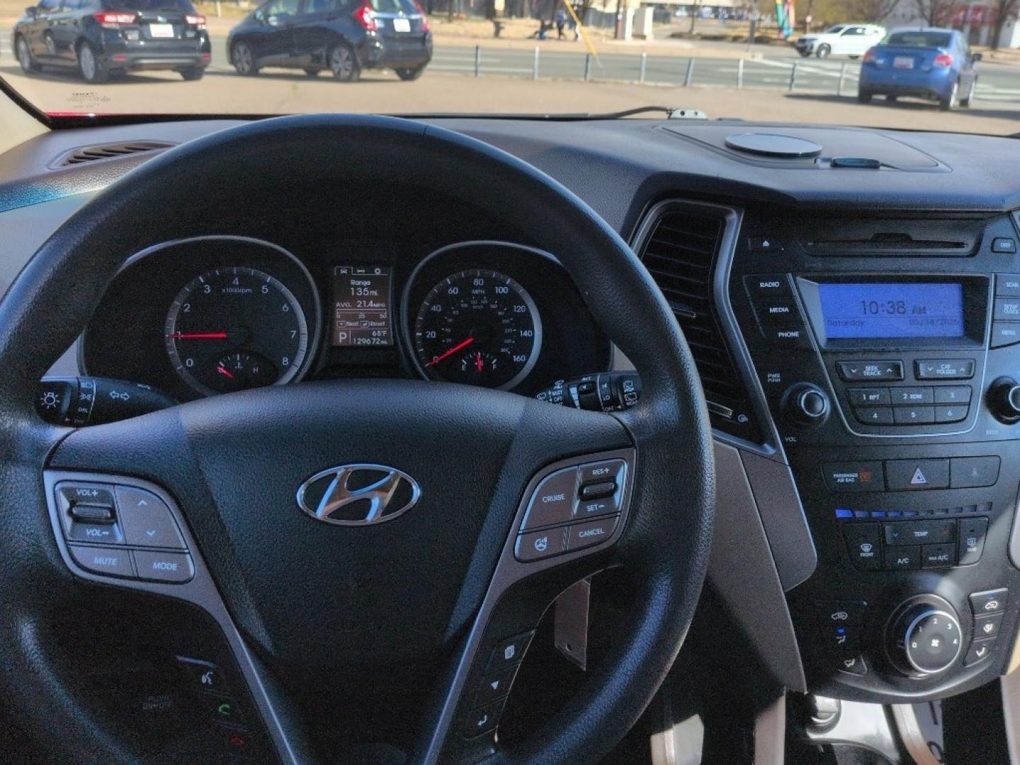 2016 RED Hyundai Santa Fe Sport Base (5XYZTDLB6GG) with an 4 Cyl, 2.4L engine, Automatic transmission, located at 10890 W. Colfax Ave., Lakewood, CO, 80215, (303) 274-7692, 39.739914, -105.120132 - Photo#10