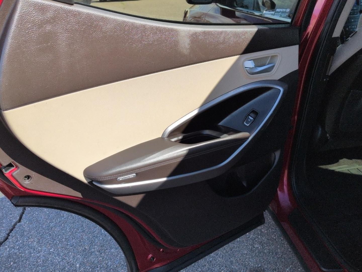 2016 RED Hyundai Santa Fe Sport Base (5XYZTDLB6GG) with an 4 Cyl, 2.4L engine, Automatic transmission, located at 10890 W. Colfax Ave., Lakewood, CO, 80215, (303) 274-7692, 39.739914, -105.120132 - Photo#14