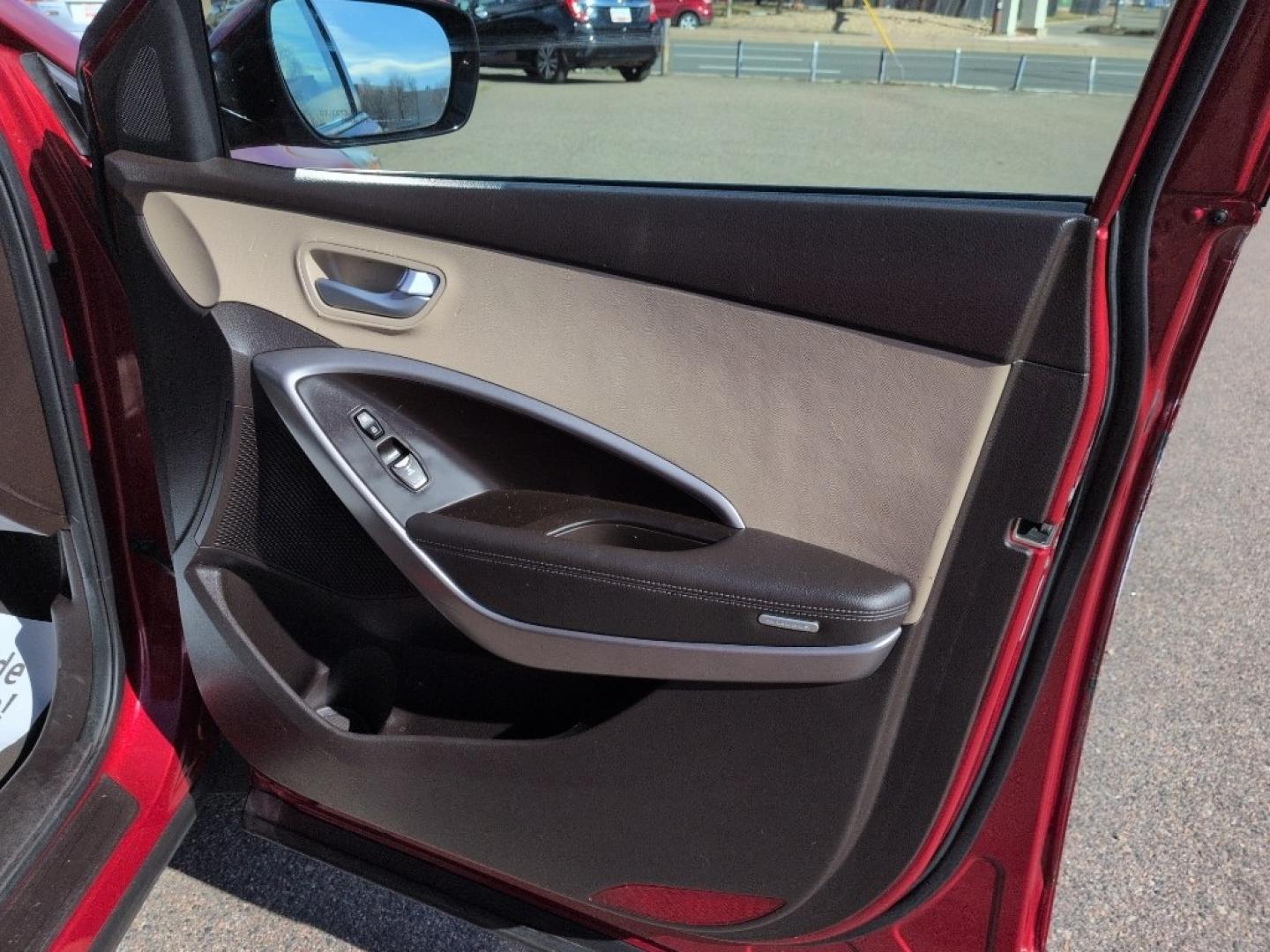 2016 RED Hyundai Santa Fe Sport Base (5XYZTDLB6GG) with an 4 Cyl, 2.4L engine, Automatic transmission, located at 10890 W. Colfax Ave., Lakewood, CO, 80215, (303) 274-7692, 39.739914, -105.120132 - Photo#16