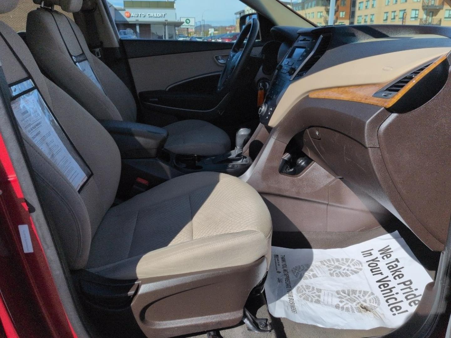 2016 RED Hyundai Santa Fe Sport Base (5XYZTDLB6GG) with an 4 Cyl, 2.4L engine, Automatic transmission, located at 10890 W. Colfax Ave., Lakewood, CO, 80215, (303) 274-7692, 39.739914, -105.120132 - Photo#17