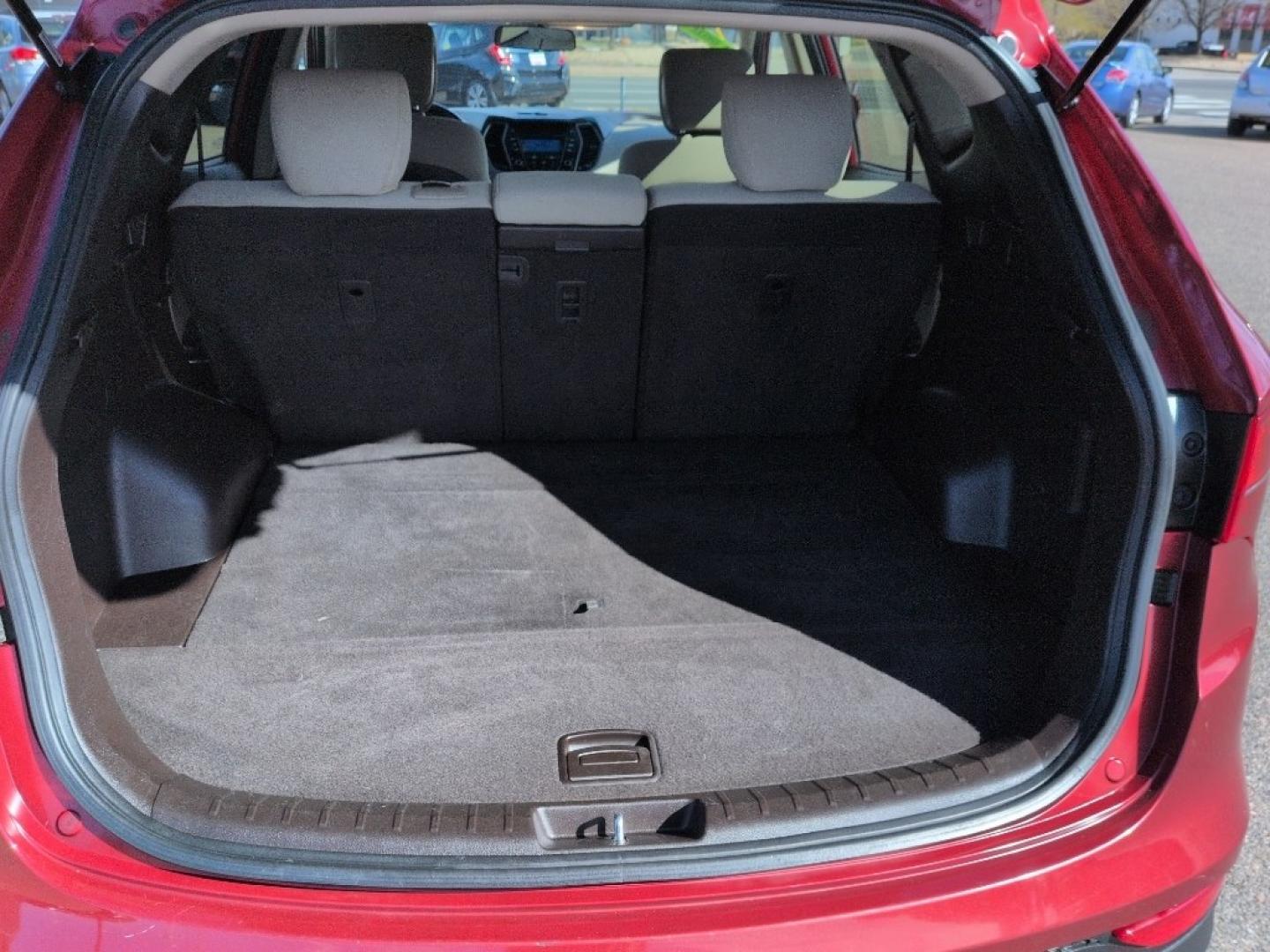 2016 RED Hyundai Santa Fe Sport Base (5XYZTDLB6GG) with an 4 Cyl, 2.4L engine, Automatic transmission, located at 10890 W. Colfax Ave., Lakewood, CO, 80215, (303) 274-7692, 39.739914, -105.120132 - Photo#20