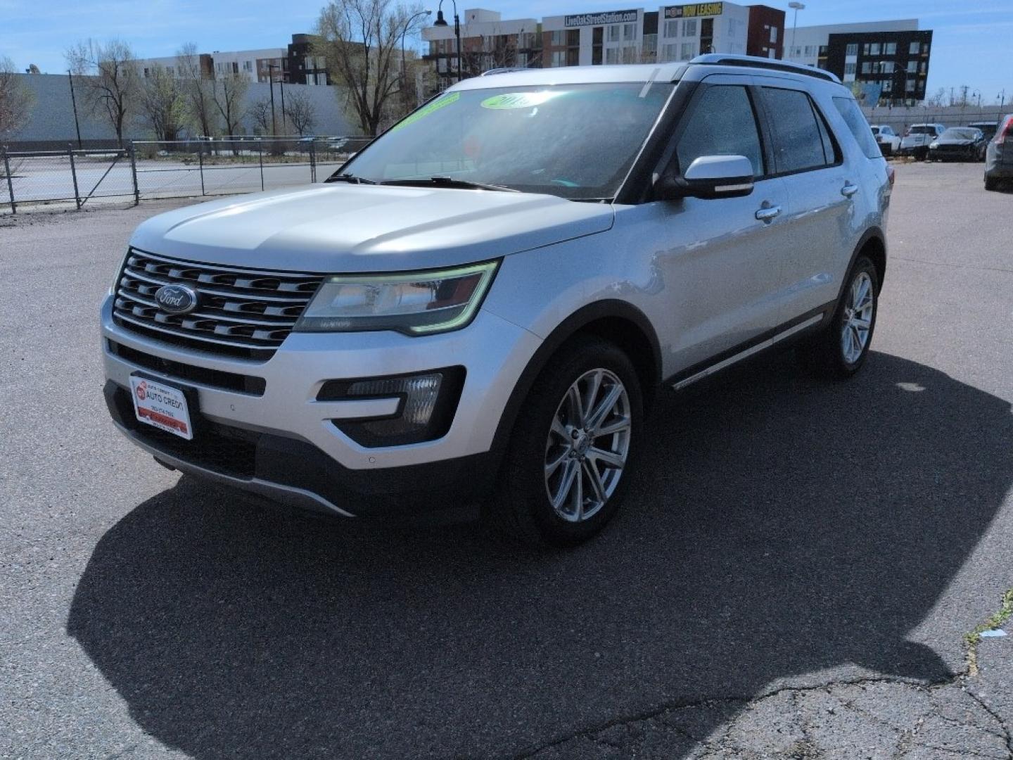 2016 SILVER Ford Explorer Limited (1FM5K8F86GG) with an V6, 3.5L engine, Automatic transmission, located at 10890 W. Colfax Ave., Lakewood, CO, 80215, (303) 274-7692, 39.739914, -105.120132 - Photo#0