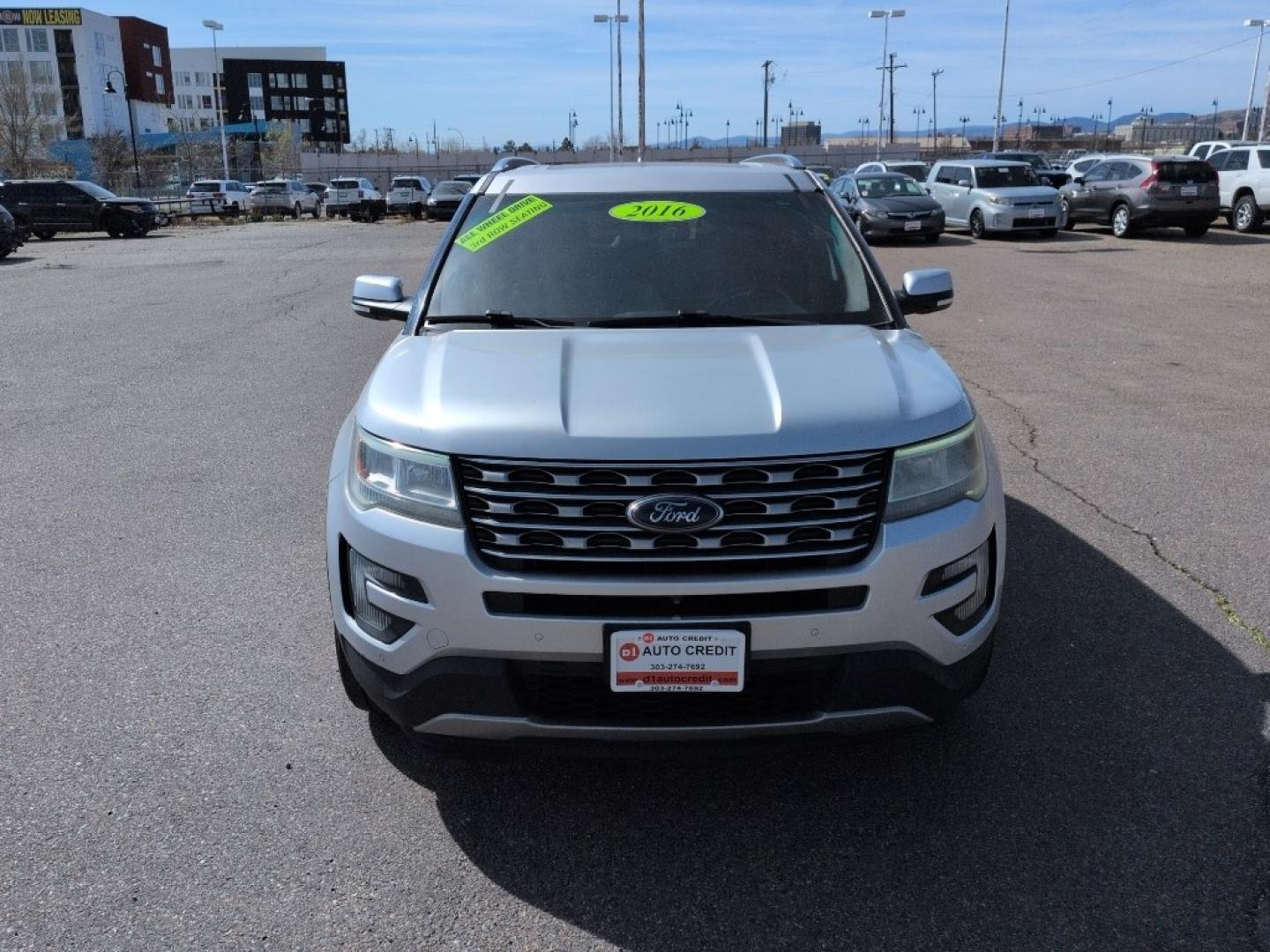 2016 SILVER Ford Explorer Limited (1FM5K8F86GG) with an V6, 3.5L engine, Automatic transmission, located at 10890 W. Colfax Ave., Lakewood, CO, 80215, (303) 274-7692, 39.739914, -105.120132 - Photo#1