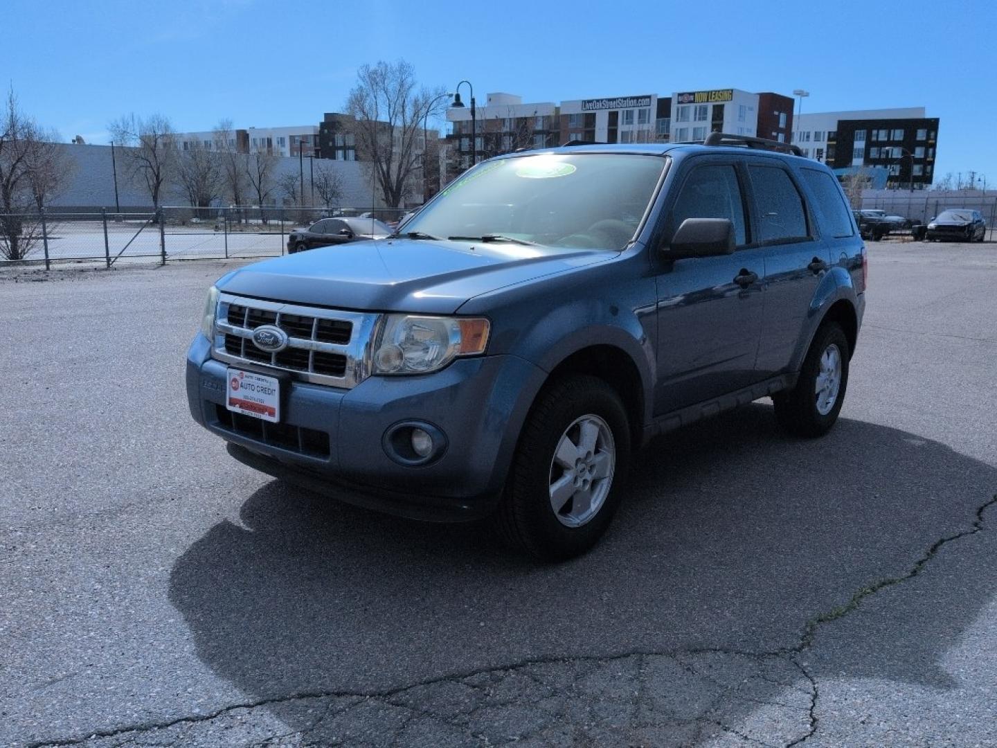 2009 BLUE Ford Escape XLT (1FMCU03779K) with an 4 Cyl, 2.5L engine, Automatic transmission, located at 10890 W. Colfax Ave., Lakewood, CO, 80215, (303) 274-7692, 39.739914, -105.120132 - Photo#0