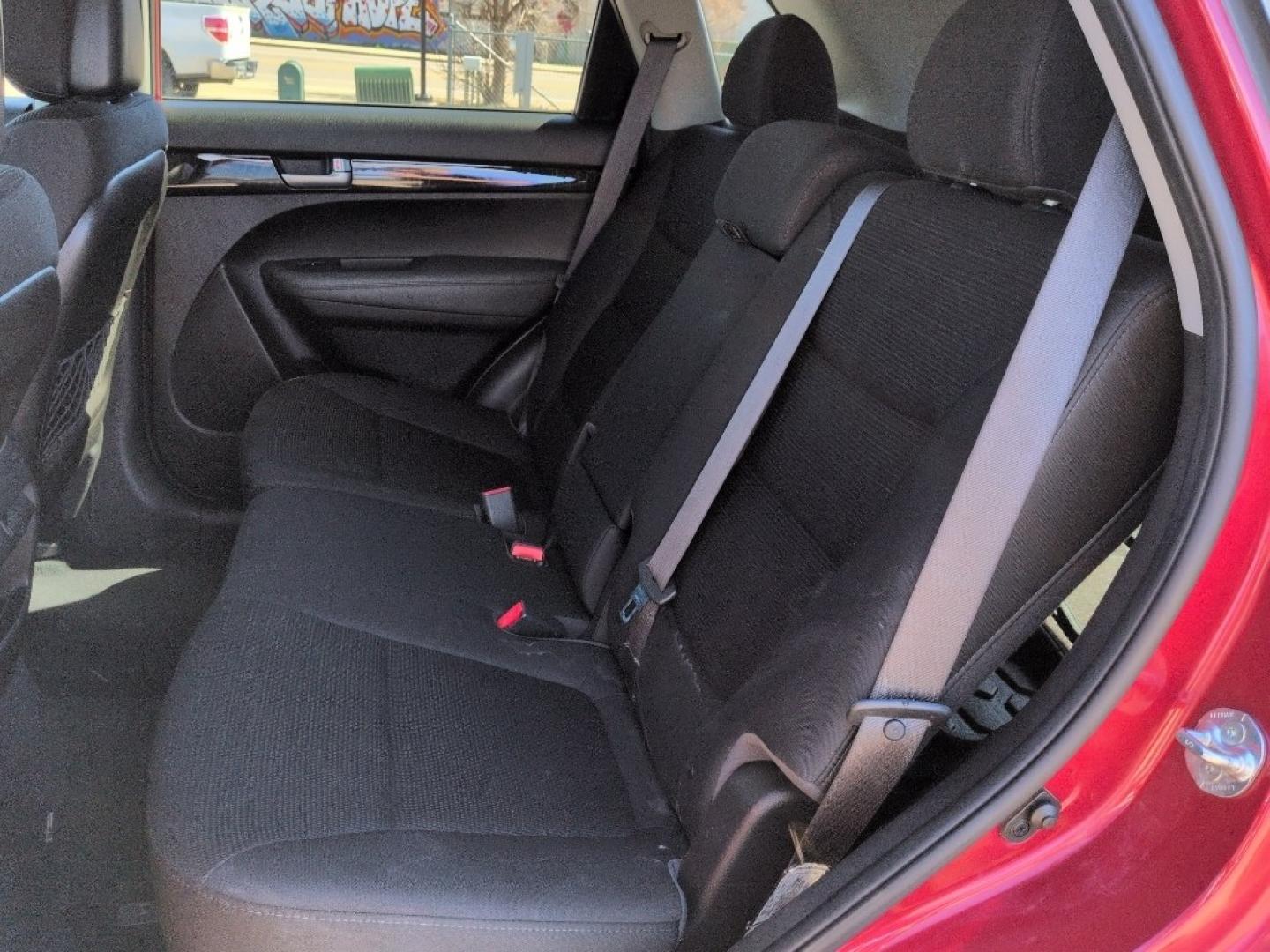 2014 RED Kia Sorento LX V6 AWD (5XYKTDA7XEG) with an V6, 3.3L engine, Automatic transmission, located at 10890 W. Colfax Ave., Lakewood, CO, 80215, (303) 274-7692, 39.739914, -105.120132 - Photo#16