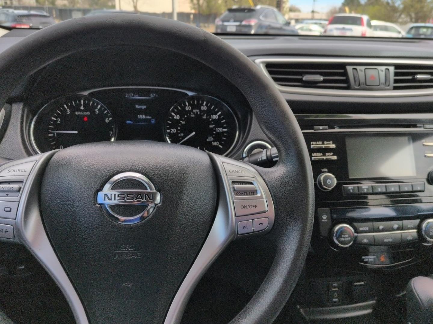 2015 WHITE Nissan Rogue S AWD (5N1AT2MV2FC) with an 4 Cyl, 2.5L engine, Automatic transmission, located at 10890 W. Colfax Ave., Lakewood, CO, 80215, (303) 274-7692, 39.739914, -105.120132 - Photo#8
