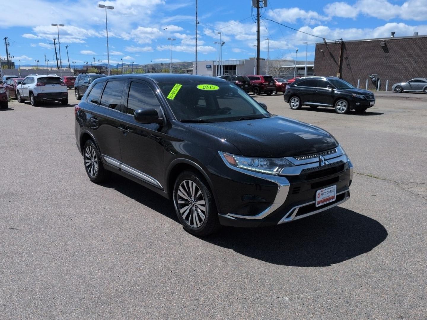 2019 BLACK Mitsubishi Outlander SEL AWD (JA4AZ3A30KZ) with an 4 Cyl, 2.4L engine, Automatic transmission, located at 10890 W. Colfax Ave., Lakewood, CO, 80215, (303) 274-7692, 39.739914, -105.120132- Photo#2