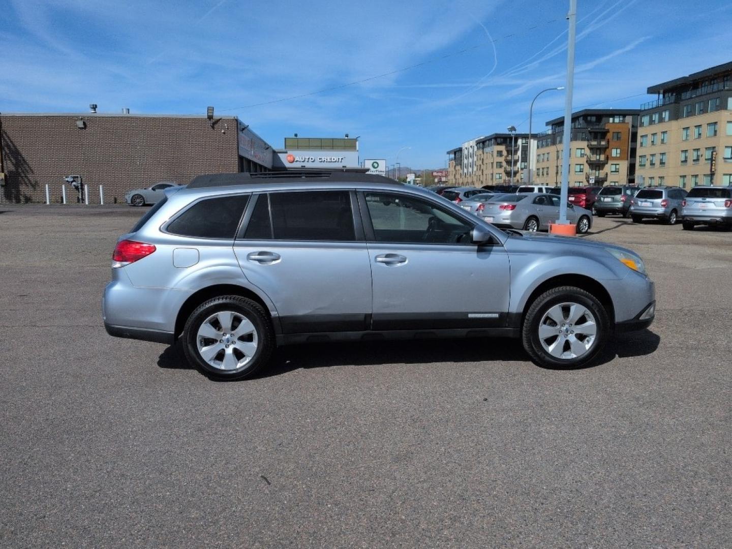 2012 SILVER Subaru Outback Limited (4S4BRBKCXC3) with an 4 Cyl, 2.5L engine, Automatic transmission, located at 10890 W. Colfax Ave., Lakewood, CO, 80215, (303) 274-7692, 39.739914, -105.120132- Photo#3