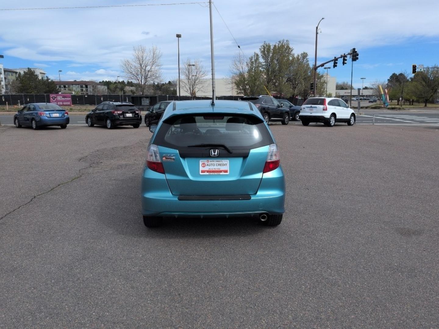 2013 TEAL Honda Fit Sport (JHMGE8H56DC) with an 4 Cyl, 1.5L engine, Automatic transmission, located at 10890 W. Colfax Ave., Lakewood, CO, 80215, (303) 274-7692, 39.739914, -105.120132 - Photo#5