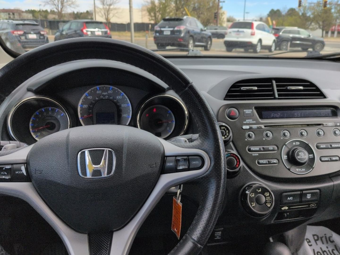 2013 TEAL Honda Fit Sport (JHMGE8H56DC) with an 4 Cyl, 1.5L engine, Automatic transmission, located at 10890 W. Colfax Ave., Lakewood, CO, 80215, (303) 274-7692, 39.739914, -105.120132 - Photo#8