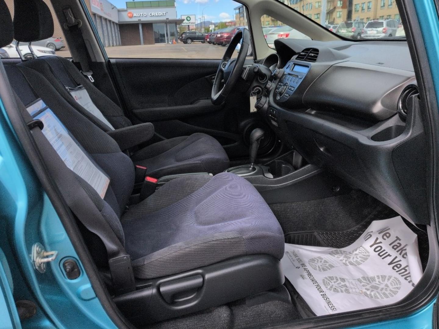 2013 TEAL Honda Fit Sport (JHMGE8H56DC) with an 4 Cyl, 1.5L engine, Automatic transmission, located at 10890 W. Colfax Ave., Lakewood, CO, 80215, (303) 274-7692, 39.739914, -105.120132 - Photo#17