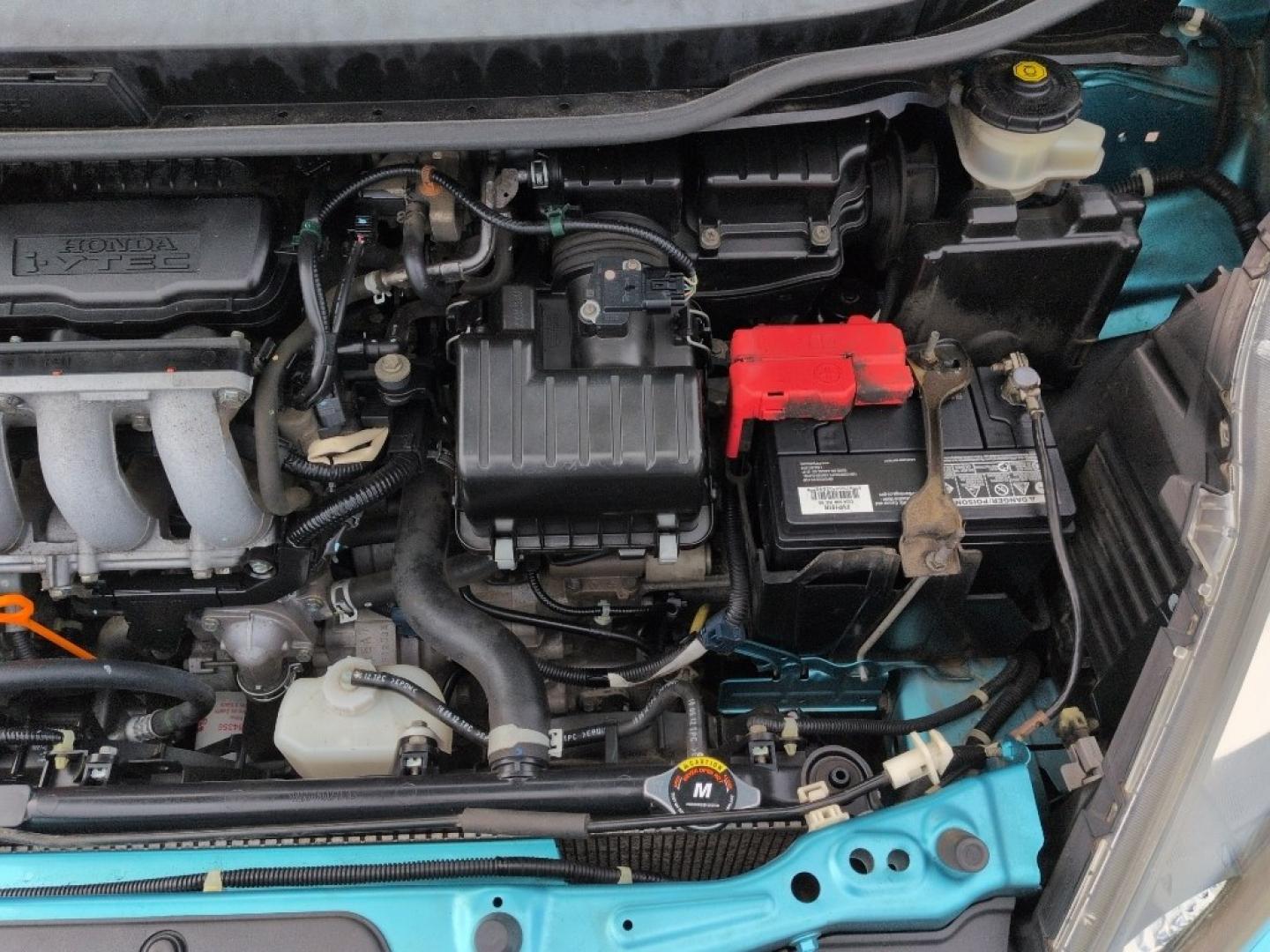 2013 TEAL Honda Fit Sport (JHMGE8H56DC) with an 4 Cyl, 1.5L engine, Automatic transmission, located at 10890 W. Colfax Ave., Lakewood, CO, 80215, (303) 274-7692, 39.739914, -105.120132 - Photo#23