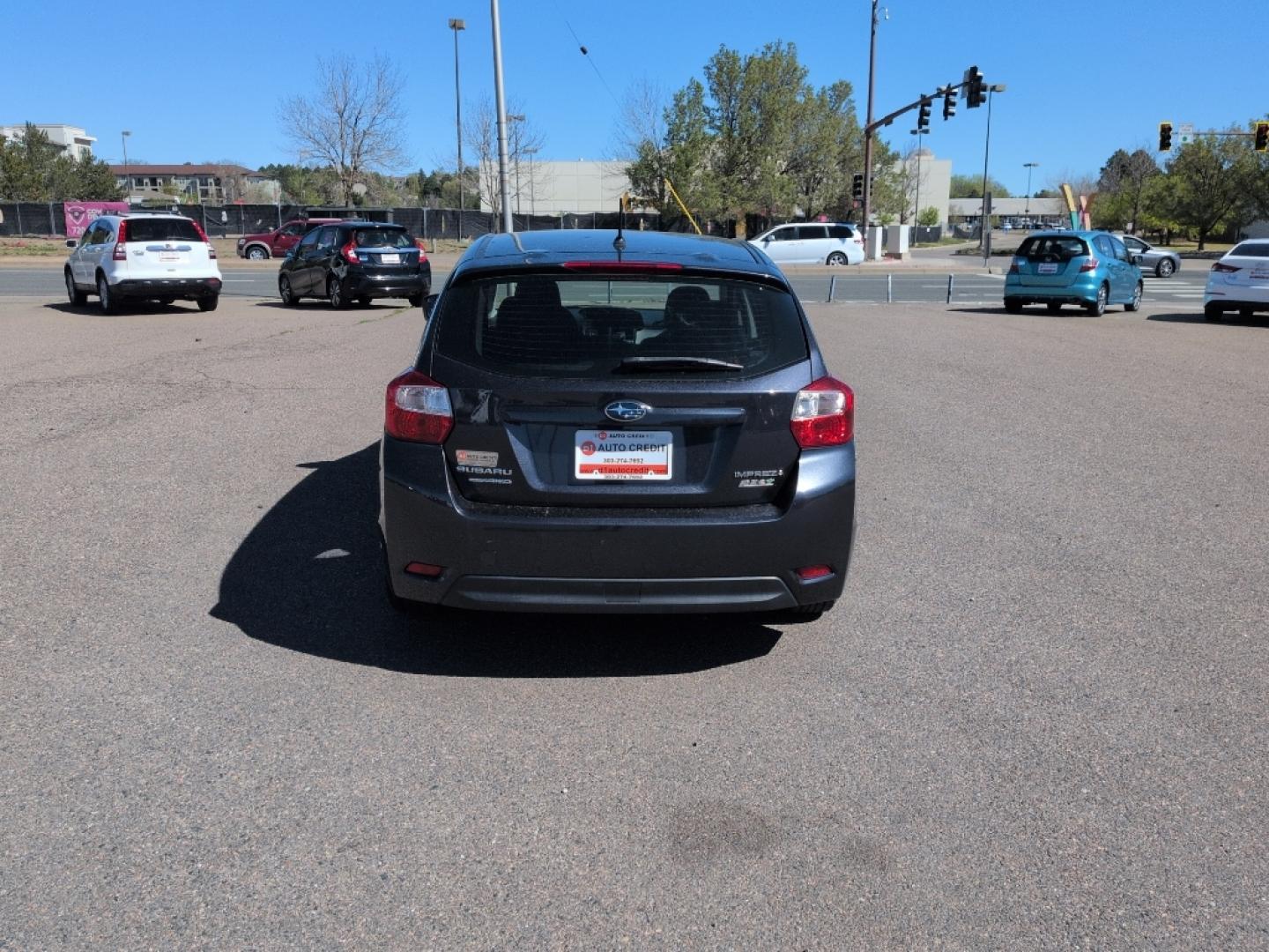 2014 GRAY Subaru Impreza Premium AWP (JF1GPAC64E8) with an 4 Cyl, 2.0L engine, Automatic transmission, located at 10890 W. Colfax Ave., Lakewood, CO, 80215, (303) 274-7692, 39.739914, -105.120132- Photo#5
