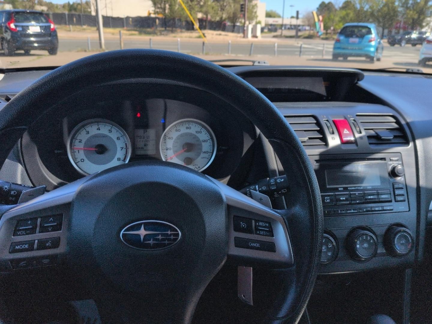 2014 GRAY Subaru Impreza Premium AWP (JF1GPAC64E8) with an 4 Cyl, 2.0L engine, Automatic transmission, located at 10890 W. Colfax Ave., Lakewood, CO, 80215, (303) 274-7692, 39.739914, -105.120132- Photo#8