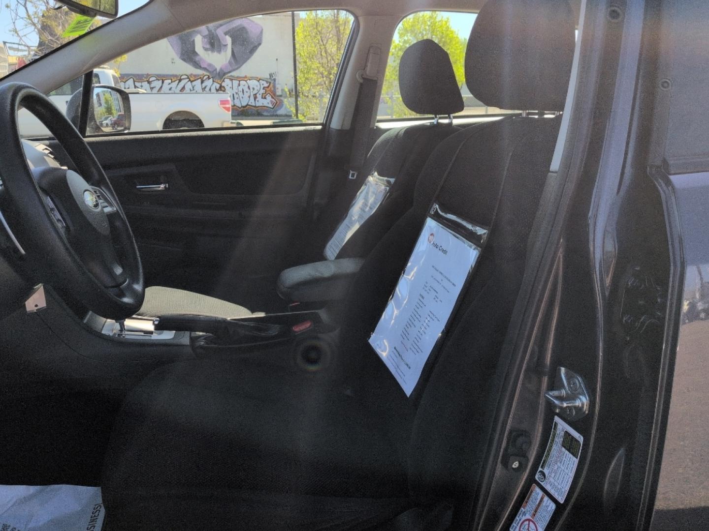 2014 GRAY Subaru Impreza Premium AWP (JF1GPAC64E8) with an 4 Cyl, 2.0L engine, Automatic transmission, located at 10890 W. Colfax Ave., Lakewood, CO, 80215, (303) 274-7692, 39.739914, -105.120132- Photo#13